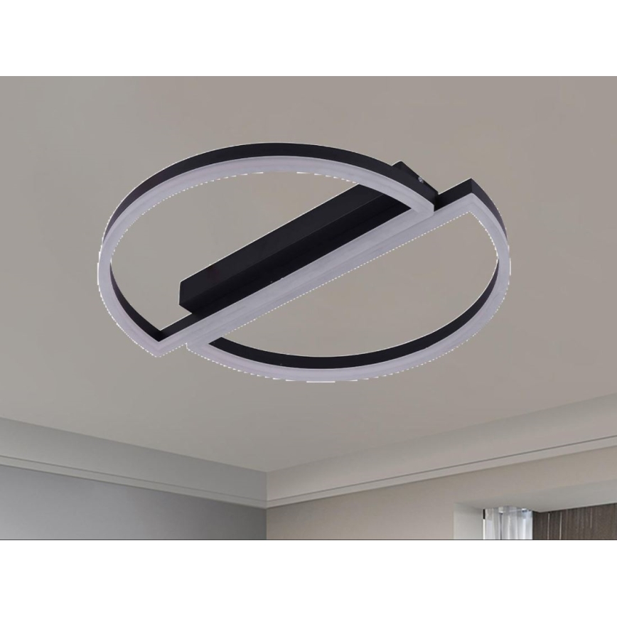 Luminária de teto LED regulável LED/55W/230V 3000-6500K + comando remoto