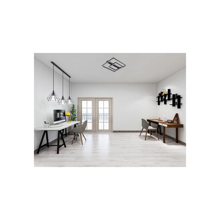 Luminária de teto LED regulável LED/95W/230V 3000-6500K + controlo remoto