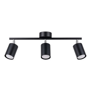 Luminária de teto LEMMI 3xGU10/40W/230V preta