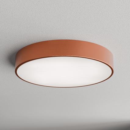 Candeeiro de tecto para casa de banho com sensor CLEO 4xE27/24W/230V, Ø 50 cm, IP54, acabamento em cobre