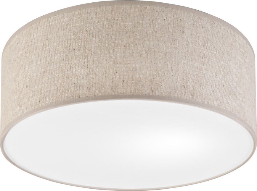 Luminária de teto SIRJA 1xE27/15W/230V Ø 35 cm bege