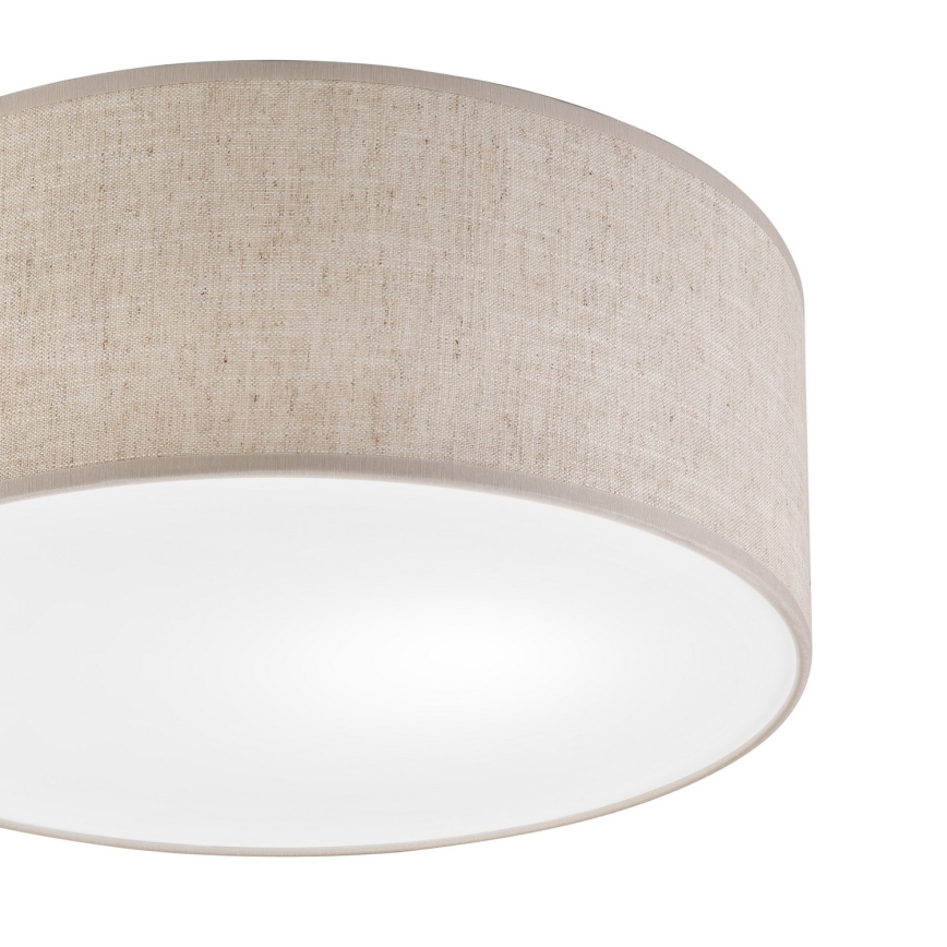 Luminária de teto SIRJA 1xE27/15W/230V Ø 35 cm bege