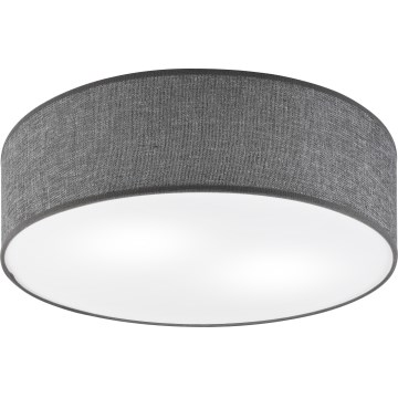 Luminária de teto SIRJA 2xE27/15W/230V, Ø 45 cm, cinzenta