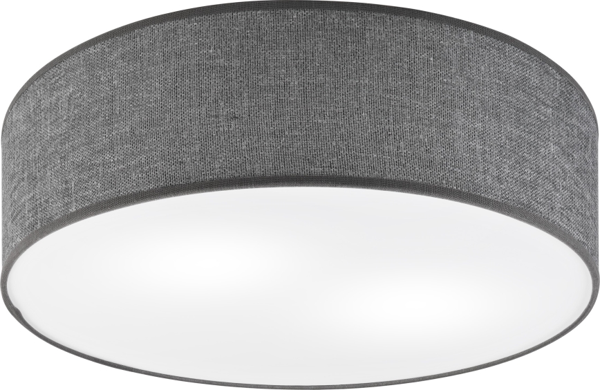 Luminária de teto SIRJA 2xE27/15W/230V, Ø 45 cm, cinzenta