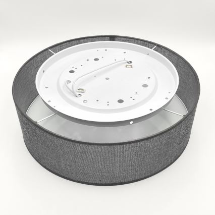 Luminária de teto SIRJA 2xE27/15W/230V, Ø 45 cm, cinzenta