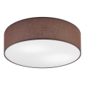 Luminária de teto SIRJA 2xE27/60W/230V diâmetro 45 cm castanha