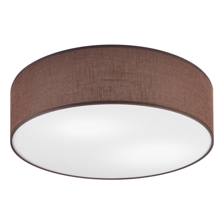 Luminária de teto SIRJA 2xE27/60W/230V diâmetro 45 cm castanha