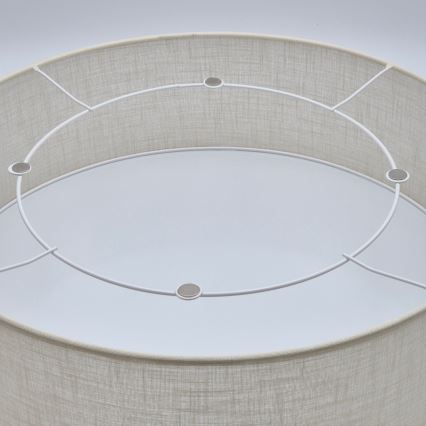 Luminária de teto SIRJA 2xE27/60W/230V diâmetro 45 cm creme