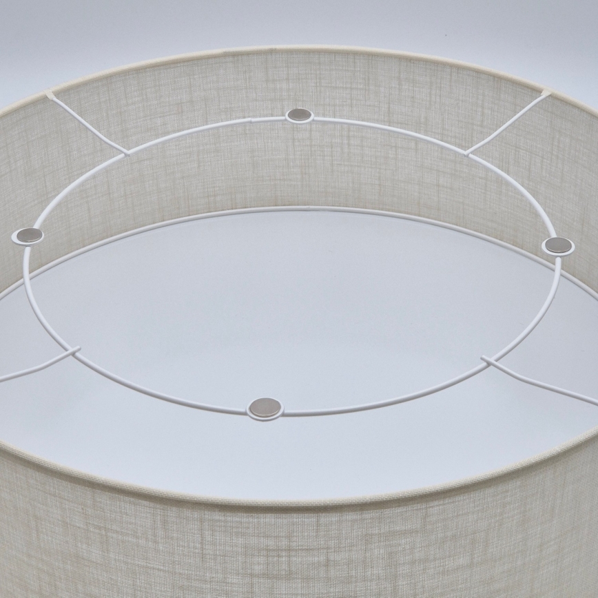 Luminária de teto SIRJA 2xE27/60W/230V diâmetro 45 cm creme