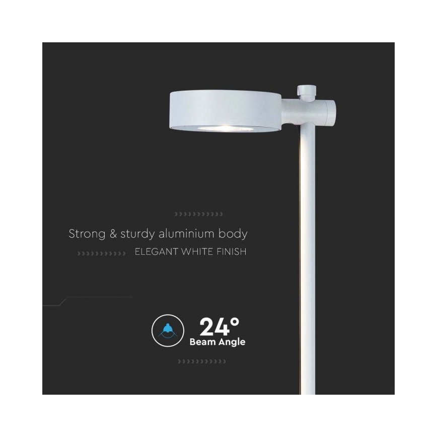 Luminária exterior LED/7W/230V 4000K IP65 branca