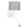 Luminária Flexível LED POLO 1xE27/40W+LED/2W 230V branco