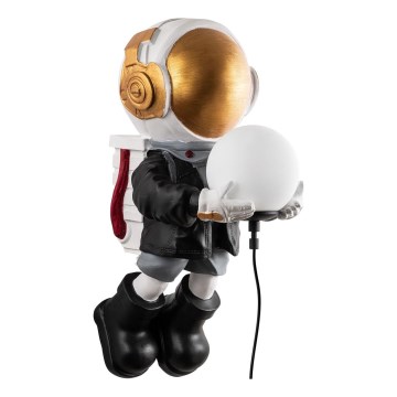 Luminária infantil ASTRONAUTA 1xE14/40W/230V em cobre