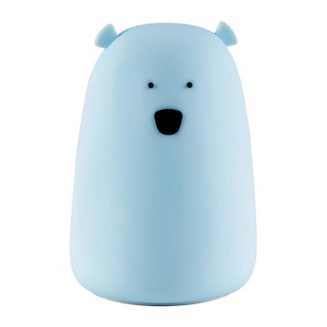 Luminária Infantil de Toque LED RGB URSO LED/0,8W/5V azul