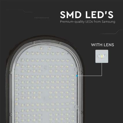 Luminária de Rua LED SAMSUNG CHIP LED/100W/230V 6400K IP65