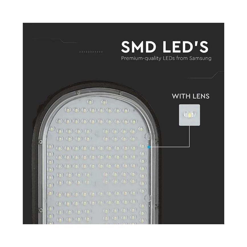 Luminária de Rua LED SAMSUNG CHIP LED/100W/230V 6400K IP65