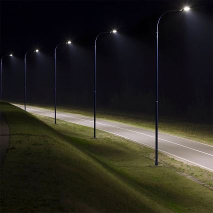 Luminária de Rua LED SAMSUNG CHIP LED/50W/230V 4000K IP65 cinza
