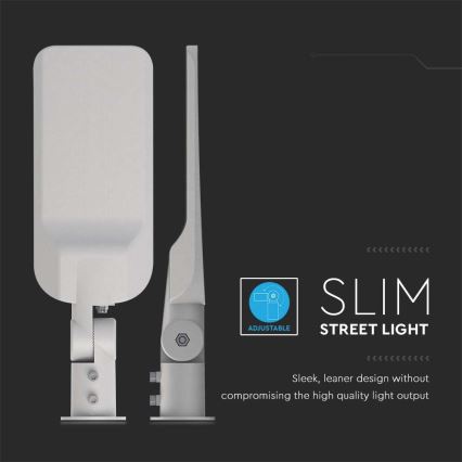 Luminária de Rua LED SAMSUNG CHIP LED/50W/230V 4000K IP65 cinza
