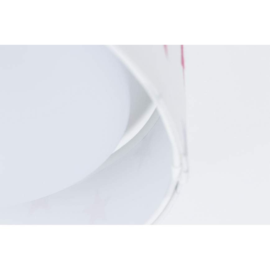 Luminária de teto infantil LED dimmerizável SMART GALAXY KIDS LED/24W/230V 3000-6500K estrelas branco/rosa/cinza + controlo remoto