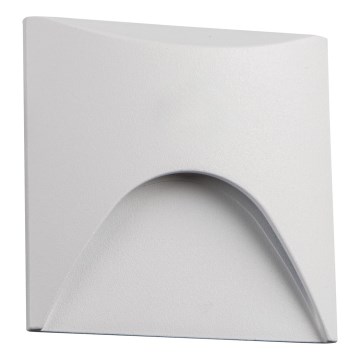 Luminária LED para escadas EXIN LED/2,5W/230V 3000K IP65 branca quadrada