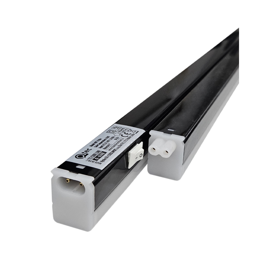 Luminária LED para instalação sob armário TUBE LED/9W/230V 60 cm preta