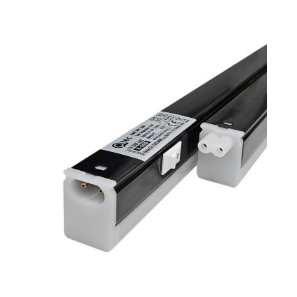 Luminária LED sob armário TUBE LED/14W/230V 90 cm preta