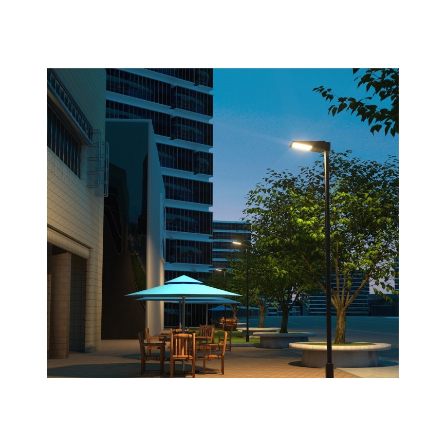 Luminária solar de rua LED dimerizável com sensor STREET LED/30W/9,6V 3000/4000K 6000 mAh IP65 + controlo remoto