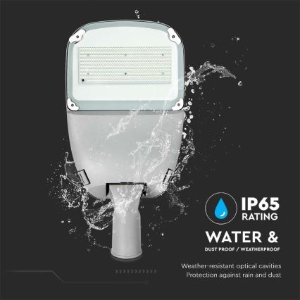 Lâmpada solar de rua LED dimmerizável CHIP SAMSUNG LED/50W/6,4V 4000K IP65 30000 mAh + controlo remoto