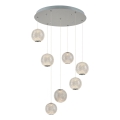 Luminária suspensa LED CREMONA 7xLED/5W/230V 3000K cromado fosco