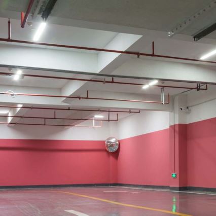 Luminária técnica LED tipo fluorescente com módulo de emergência LED/48W/230V 6500K IP65 2200 mAh 150 cm