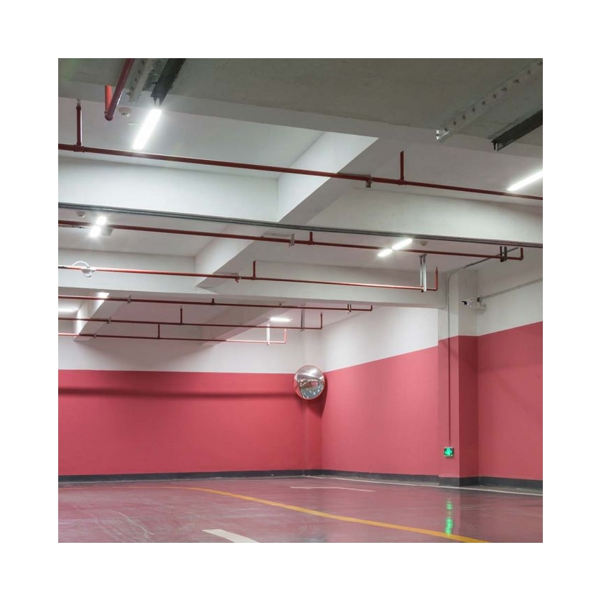 Luminária técnica LED tipo fluorescente com módulo de emergência LED/48W/230V 6500K IP65 2200 mAh 150 cm