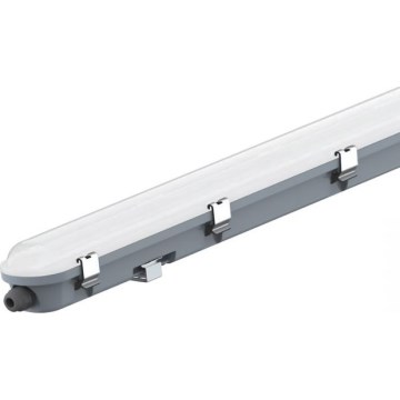 Luminária técnica LED tipo fluorescente com módulo de emergência LED/48W/230V 6500K IP65 2200 mAh 150 cm