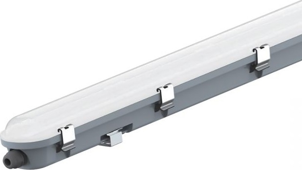 Luminária técnica LED tipo fluorescente com módulo de emergência LED/48W/230V 6500K IP65 2200 mAh 150 cm