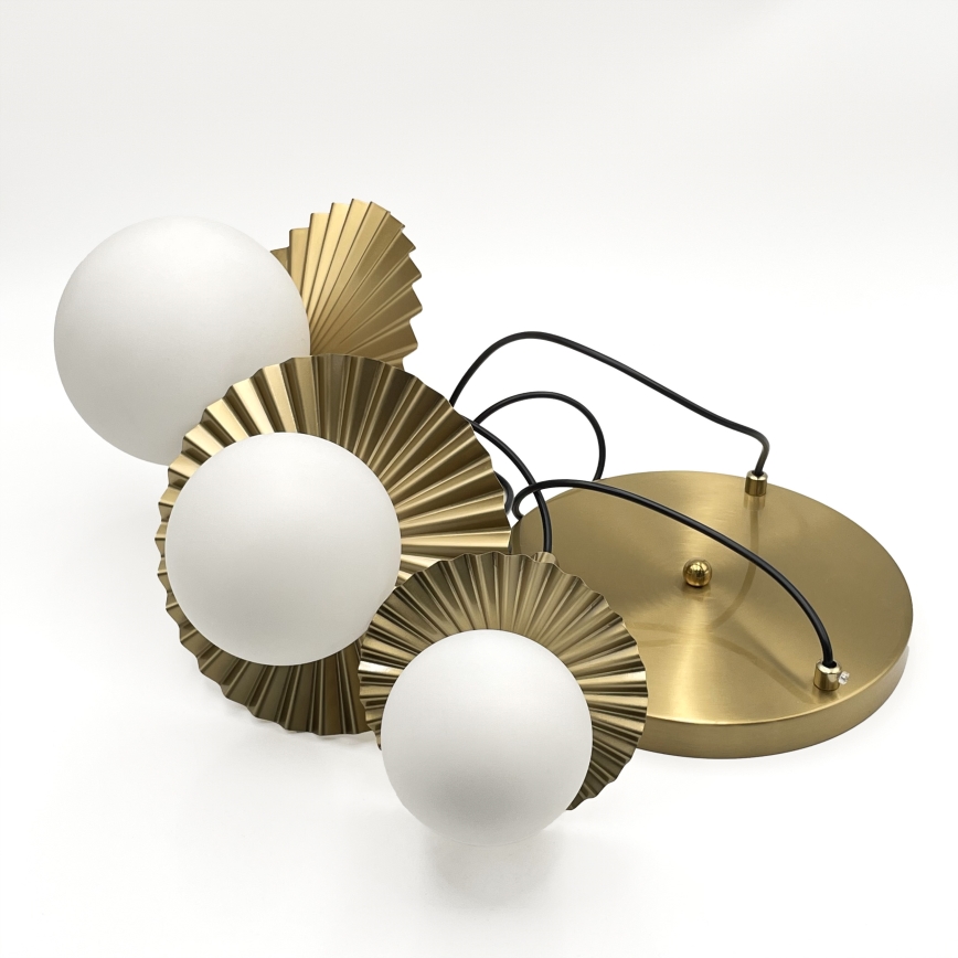Lustre com cabo CHITA 3xG9/5W/230V dourado