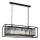 Lustre com corrente PUNE 4xE27/40W/230V, preto