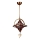 Lustre com haste YENI 1xE27/40W/230V bronze