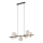 Lustre de cabo LAVA 7xG9/8W/230V bronze/bege fumado