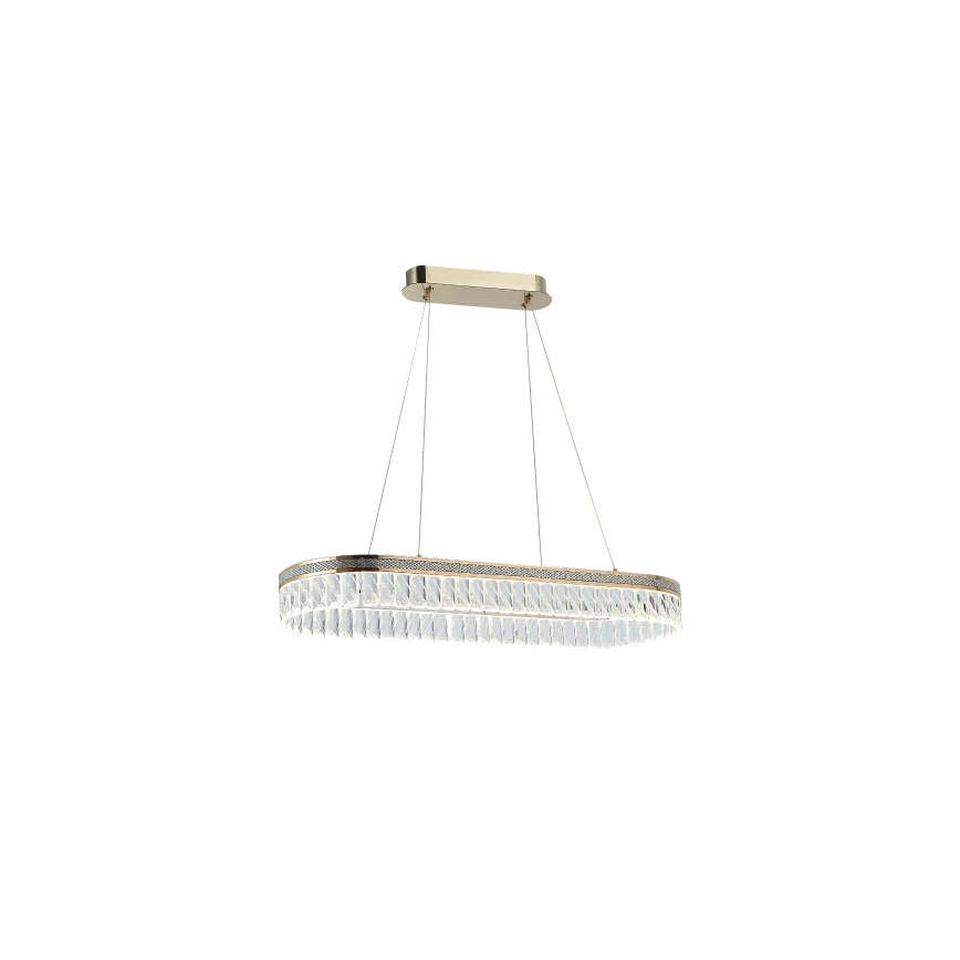 Lustre de cristal LED dimerizável suspenso por cabo THALIA LED/50W/230V 3000-6000K + comando remoto