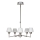 Lustre de haste TOGO 5xG9/40W/230V cromado fosco/branco