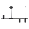 Lustre de haste URANOS 3x GU10/10W/230V, preto