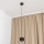 Lustre de suspensão em cabo GAMBIT 1xGU10/10W/230V preto