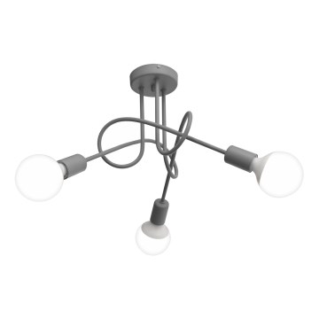 Lustre de tecto infantil OXFORD 3xE27/15W/230V