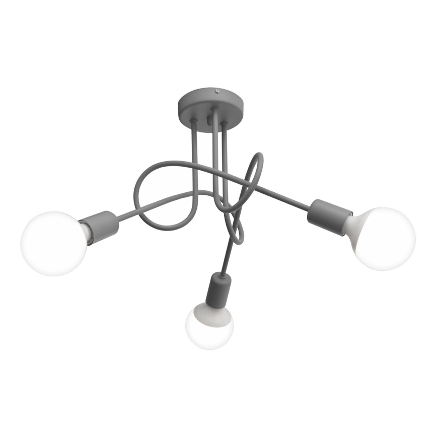 Lustre de tecto infantil OXFORD 3xE27/15W/230V