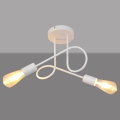 Lustre de teto infantil OXFORD 2xE27/15W/230V branco