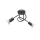Lustre de teto infantil OXFORD 2xE27/15W/230V cinza
