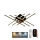 Lustre de teto LED dimmerizável LED/70W/230V 3000-6500K + controlo remoto