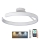 Lustre de teto LED dimmerizável LED/72W/230V 3000-6500K branco + controlo remoto