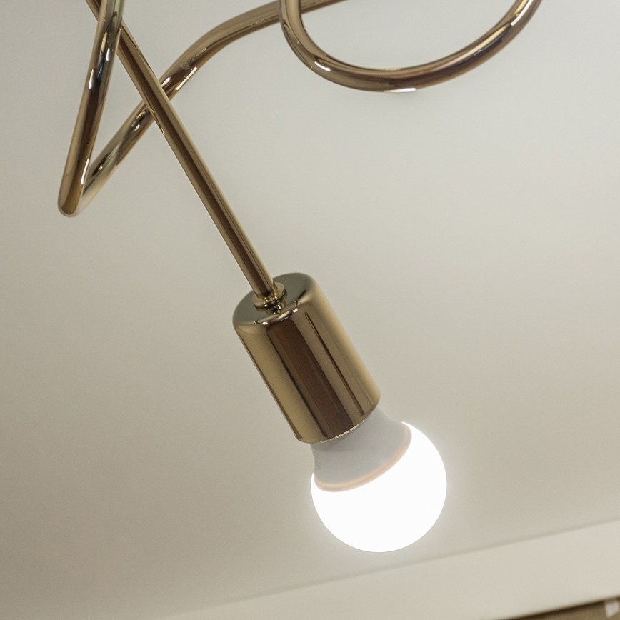 Lustre de teto sobreposto OXFORD 3xE27/15W/230V dourado