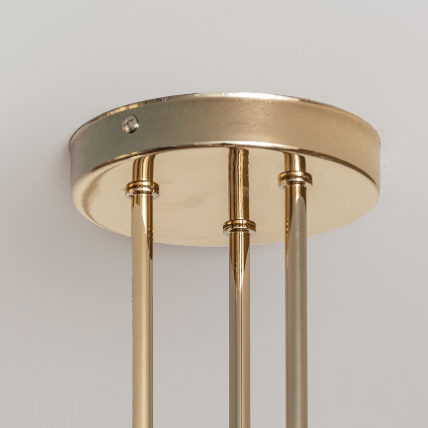 Lustre de teto sobreposto OXFORD 3xE27/15W/230V dourado