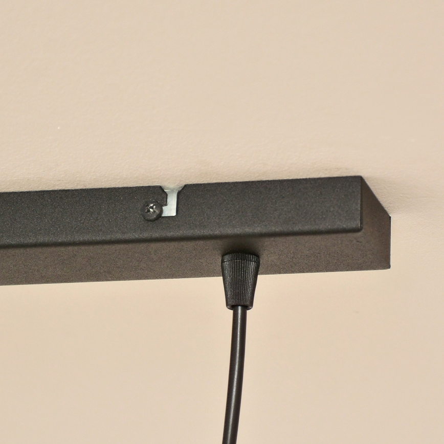 Lustre em cabo ALBA 2xE27/15W/230V cinzento