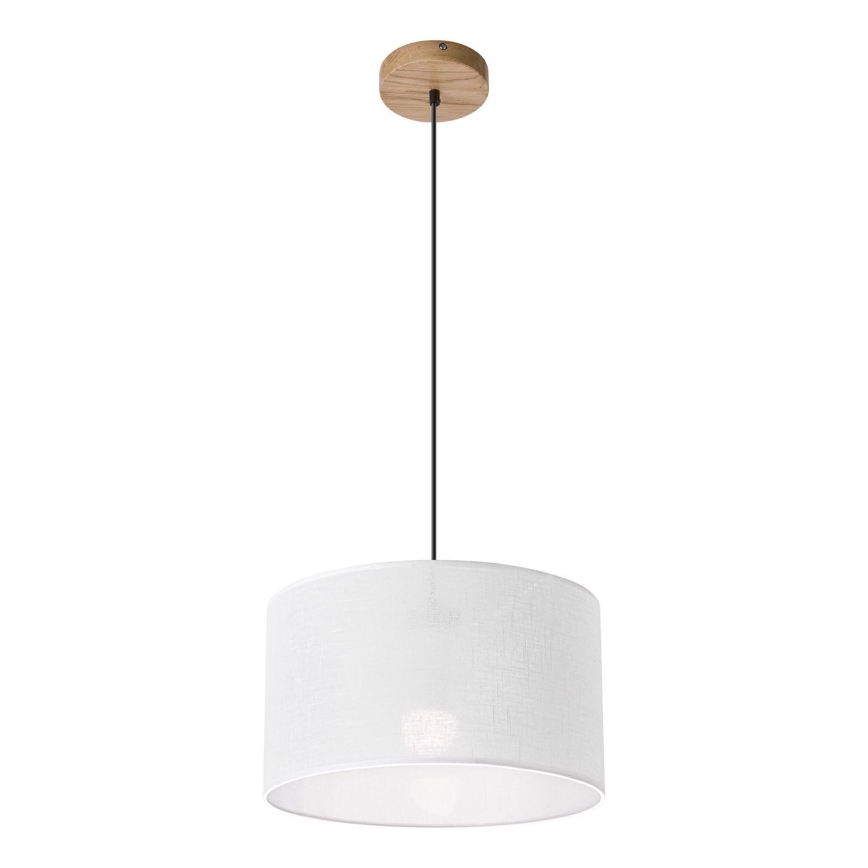 Candeeiro de teto suspenso ANTONIO 1xE27/60W/230V carvalho